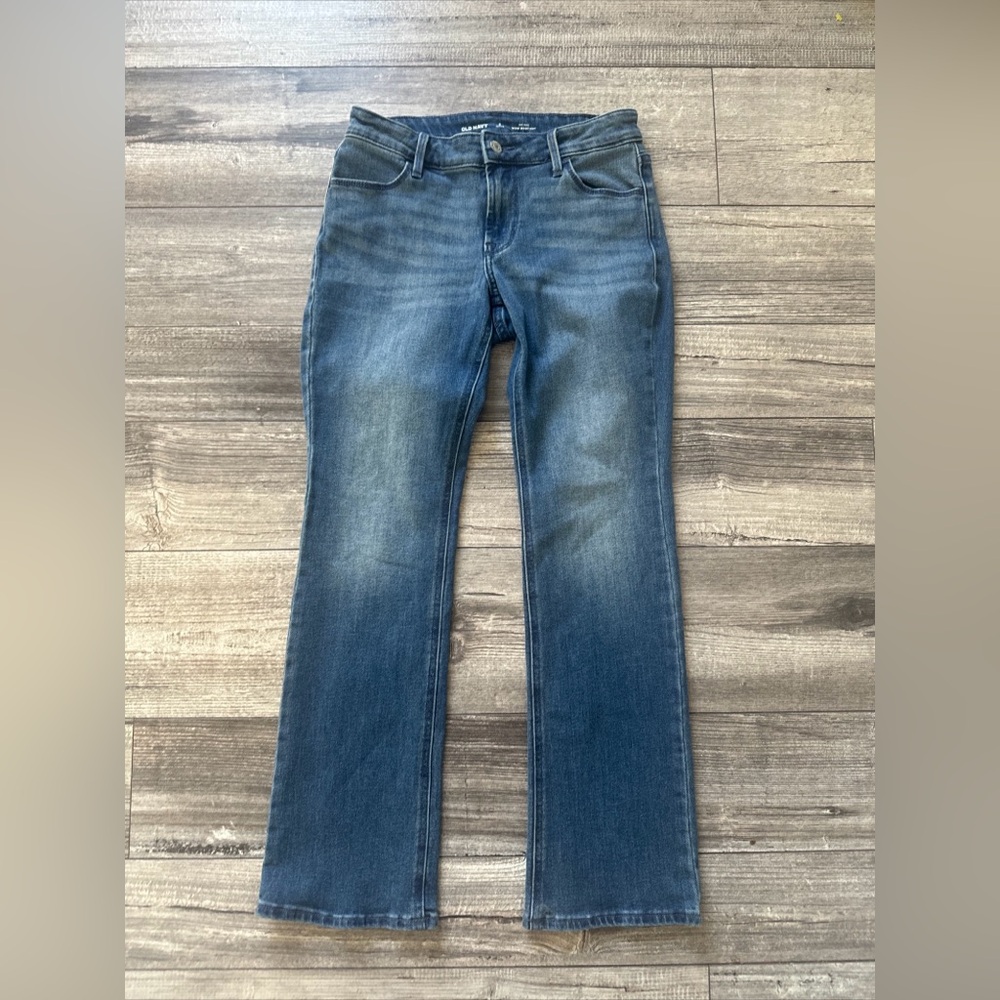 Old Navy Women’s Size 2 Petite Wow Boot Cut Jeans Mid Rise